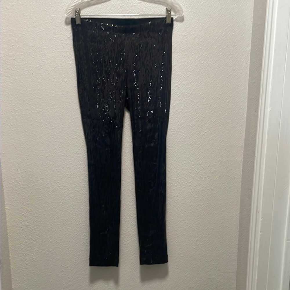 Black Sequin Leggings by BB Dakota Size Small